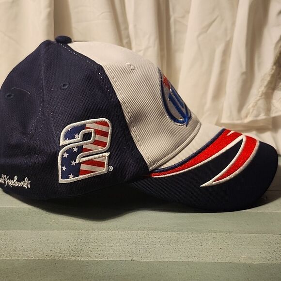 Nascar Miller Lite Brad Keselowski Velcroback Hat - New - Picture 5 of 9